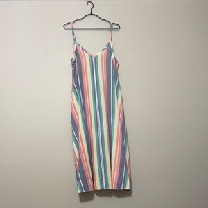 Torrid midi swing dress with detachable belt